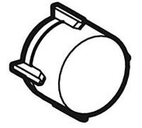 Geberit bouton poussoir PushControl 241714111 blanc -alpin