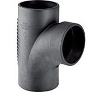 Geberit branche Silent db20 308089141 DN 90/90, 88,5 degrés, avec rayon intérieur