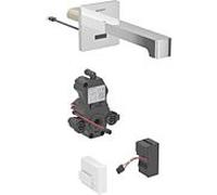 Geberit Mitigeur de lavabo Brenta 116272211 infrarouge mural 17cm chromé avec mélangeur secteur