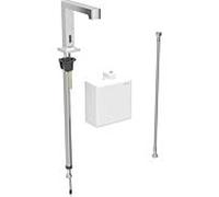 Geberit Mitigeur lavabo Brenta 116.173.21.1 infrarouge à piles boîtier AP chromé 195 mm