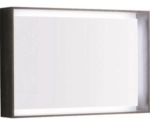 Geberit Citterio miroir 88.4x58.4 cm rectangulaire avec éclairage bois 500.572.JJ.1