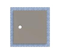 Geberit CleanFloor30 Receveur de douche rectangulaire/carré, 551020291,
