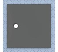 Geberit Surface de douche CleanFloor30 551.020.DM.1 100x100 cm avec voile d'étanchéité graphite mat