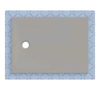 Geberit Receveur de douche CleanFloor30 551005291 affleurant au sol joint polaire 80x110 cm gris mat