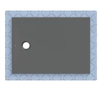 Geberit CleanFloor30 surface de douche, intégrée, avec voile d'étanchéité, 110x80cm, 551.005.DM.1, Couleur: graphite / mat