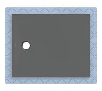 Geberit Surface de douche CleanFloor30 551.013.DM.1 110x90 cm – voile d'étanchéité, graphite mat