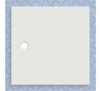 Receveur de douche Geberit CleanFloor30 551026001, affleurant au sol, avec joint d'étanchéité en polaire, 120 x 120 cm, blanc mat
