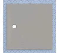 Receveur de douche Geberit CleanFloor30 551026291, affleurant au sol, avec joint d'étanchéité en polaire, 120 x 120 cm, gris mat