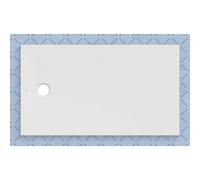 Geberit Receveur de douche CleanFloor30 551007001 affleurant au sol 80 x 140 cm blanc mat