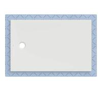Receveur de douche Geberit CleanFloor30 551015001, affleurant au sol, avec joint d'étanchéité en polaire, 90 x 140 cm, blanc mat