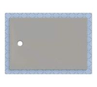 Geberit Receveur de douche CleanFloor30 551024291 150 x 100 cm affleurant au sol gris mat