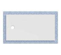 Geberit Receveur de douche CleanFloor30 551008001 à fleur de sol 80 x 150 cm blanc mat