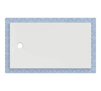 Geberit Receveur de douche CleanFloor30 affleurant au sol, voile d'étanchéité, 90x160 cm, blanc mat