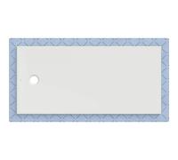 Geberit Receveur de douche CleanFloor30 551010001 affleurant avec membrane 80x170 cm blanc mat