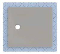 Geberit Receveur de douche CleanFloor30 affleurant au sol 80 x 90 cm gris mat avec joint polaire
