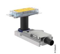Geberit CleanLine Caniveau de douche, kit de gros-¿uvre pour hauteur de plancher à partir de 65 mm, 154152001