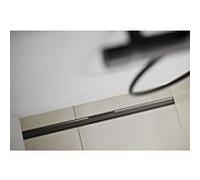Caniveau de douche Geberit CleanLine80, longueur 30-130cm (dÃ©montable), 154441, Coloris: poli / chrome noir - 154.441.QC.1
