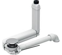 Geberit Clou siphon de lavabo tubulaire chrome-blanc 152.013.21.1