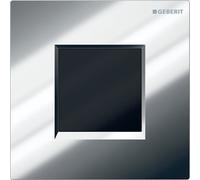Geberit, commande pour urinoir avec déclenchement électronique du rinçage, alimentation par pile, plaque de recouvrement type 30, 116037KH1, Couleur: chromé brillant - CM