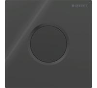 Plaque de commande urinoir Geberit type 01 - batterie - rond - Noir profond RAL 9005 116.031.DW.5