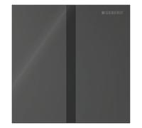 Geberit, commande pour urinoir, type 40 plaque de recouvrement, avec déclenchement électronique du rinçage, alimentation par pile, square, verre, 116237JK1, Couleur: Lave - CM
