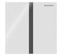 Commande d'urinoir type 40 Geberit 116237SI1 électronique, à piles, blanc