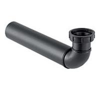 Geberit connexion match0 152116161 2000 2000 / 4 ", DN 50, 90 degrés, PE-HD, noir