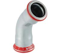 Geberit Coude 45 D15mm. acier carbone Réf 20602