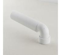 Geberit Coude de raccordement 90° avec écrou: d=50mm, d1=40mm, blanc alpin, 2522
