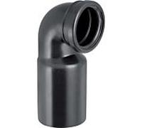 Geberit Coude de raccordement Pe 367792161 DN 100/100, 90Grad, PE-HD, pour WC compact