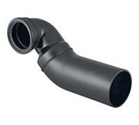 Geberit Pe 367913161 DN 100/90, 90 degrés, PE-HD, pour mur WC , coudé à gauche