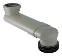 Geberit Raccord coudé en PVC 388350291 pour WC horizontal DN 90/100 Gris