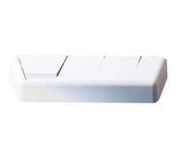 couvercle Geberit avec bouton pour Spk.130.XXX, 240099111 blanc -alpin