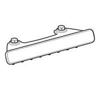 Geberit couvercle de vidange avec peigne 244293111 fixation magnétique blanc