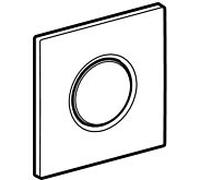 Geberit Couvercle Sigma01 242811211 pour UR-Strg. pneumatique, hgl. -chromé