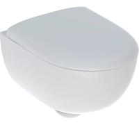 Geberit Renova Compact pack de WC suspendu cuvette profonde sans bride avec abattant à fermeture douce blanc 500.803.00.1