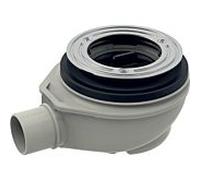 Geberit Receveur de douche d90 150553001 – sans couvercle, hauteur d'eau 50 mm, sortie PP