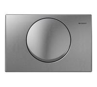 Geberit Delta 15 Simple bouton poussoir chasse d'eau wc 115.101.00.1 inox brossé