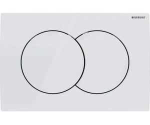 Geberit Delta01 bouton de chasse d'eau pour WC blanc 115.107.11.1