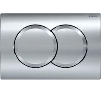Geberit Delta01 bouton de chasse d'eau pour WC chrome brillant 115.107.21.1