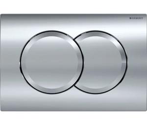 Geberit Delta01 bouton de chasse d'eau pour WC chrome brillant 115.107.21.1
