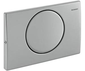 Geberit Delta10 bouton de chasse d'eau pour WC acier 115.108.00.1