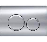 Geberit Delta20 bouton de chasse d'eau pour WC chrome brillant 115.127.21.1