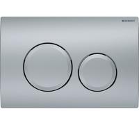 Geberit Delta20 plaque de d?clenchement double touche, chrome mat (115.127.46.1)