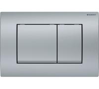 Delta30 plaque de déclenchement double touche, chrome mat (115.137.46.1)