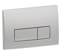 Geberit Delta50 Plaque de déclenchement pour rinçage à 2 quantités, 115105465, Couleur: Chrome Mat - CM