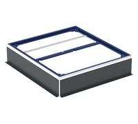 Geberit Cadre de fixation Duofix 551521001 100×110 cm pour zone de douche 110–140 cm (2,13 m / 7 pieds)
