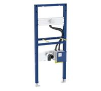 Geberit Duofix, élément pour lavabos, 130cm, robinetterie électronique murale avec boîtier de fonction encastré, avec siphon encastré, 111558002 - CM