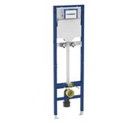 Geberit Duofix, élément pour vasque à affusion, 175 cm, chasse d'eau à encastrer Sigma 12 cm, robinetterie murale apparente, 111.565.00.2