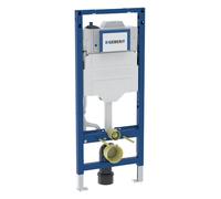 Geberit Duofix, élément pour WC suspendu, 120cm, avec chasse d'eau à encastrer Sigma 12cm, 1 entrée d'eau, avec rinçage hygiénique HS50, 111075002 - CM